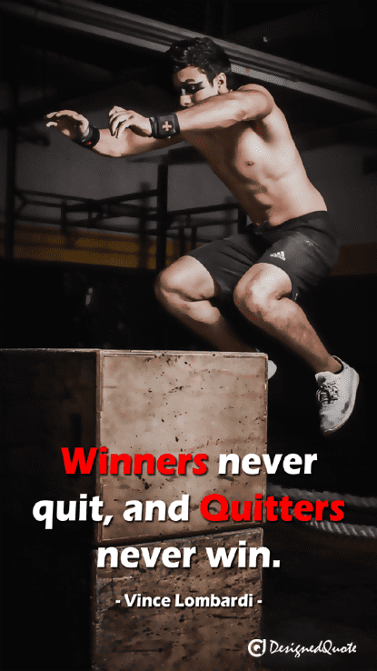 winner never quit