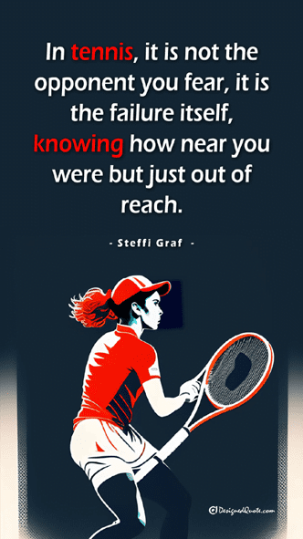 In tennis it is not