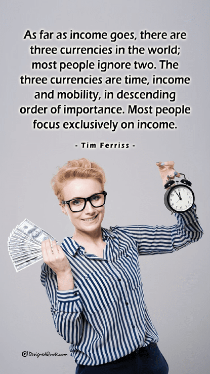 As far as income goes