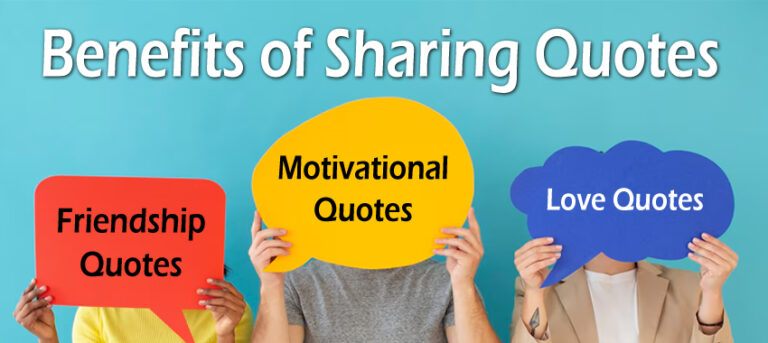 Benefits of Sharing Quotes