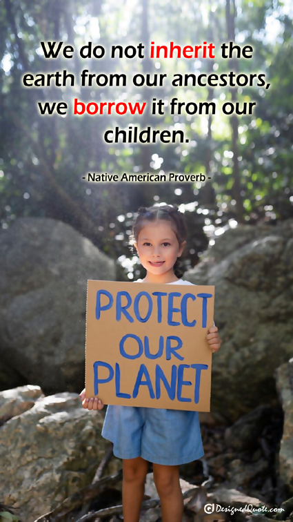 We do not inherit the earth